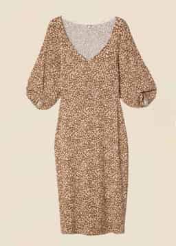 Lora Dress - BROWN