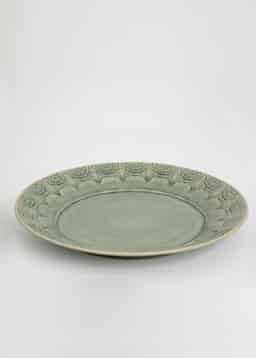 MATHILDA DECO PLATE  - DustyBlue