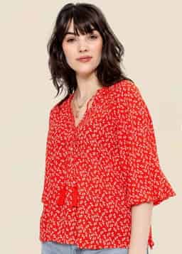 MILLA BLOUSE - RED