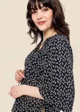 MILLA BLOUSE - Black