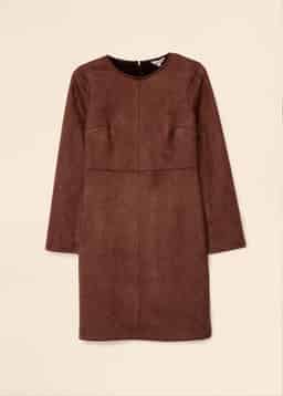 ALINA DRESS - BROWN