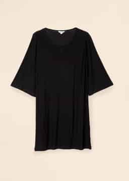 Emilia Crepe Tunic - Black