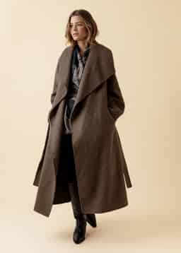 PHOEBE COAT - DKGREEN