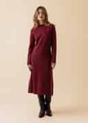 NELLIE DRESS - BURGUNDY
