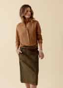ALVA CARDIGAN - BROWN