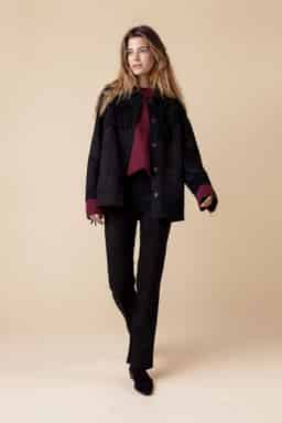 MOLLY STRAIGHT PANT - Black