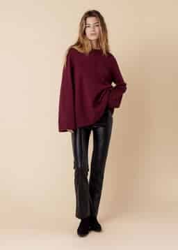 LENA FLARED PANT - Black