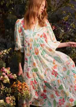 CORNELIA DRESS - GREEN