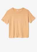LISA LINEN TEE - BEIGE
