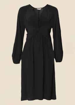 Rowan solid dress - Black