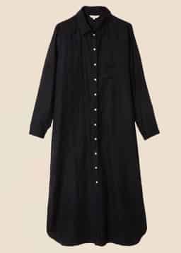 DIANA LONG SHIRT - Black