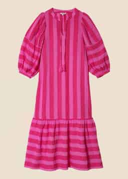 HANA DRESS JAQUARD - PINK