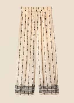 SUDO PANT EMB - BEIGE