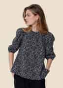 ZIZI BLOUSE 251 - BLACKWHITE