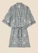 Viny Robe - FLORALSWIRLBLUE