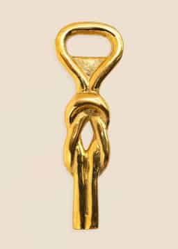 ROPE BOTTLE OPENER - BRASS