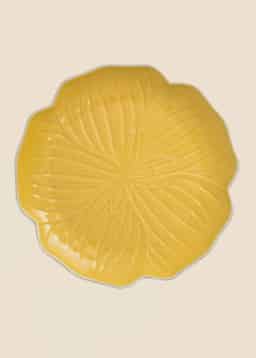 FLOWER PLATE - YELLOW