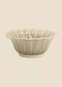 MATHILDA SCALLOP SALAD BOWL - BEIGE