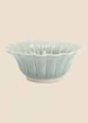 MATHILDA SCALLOP SALAD BOWL - DustyBlue