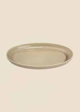 MATHILDA SERVING TRAY - BEIGE