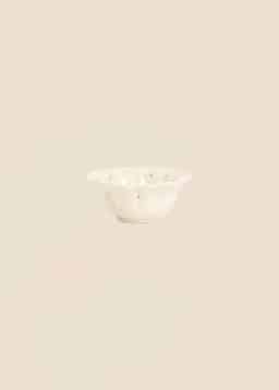 MATHILDA SCALLOP SMALL BOWL - CREMESPECKLED