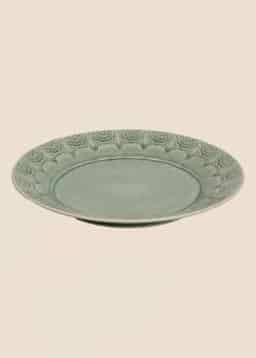 MATHILDA DECO PLATE  - DustyBlue