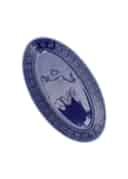 CHENNAI OVAL PLATE - BLUE