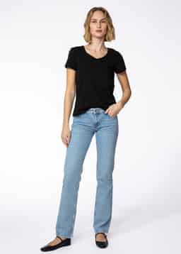 MATHILDA V-NECK - Black