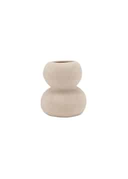ANTIM VASE ROUND - BEIGE