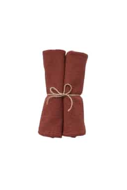 Waffle Napkin 2p - Rust
