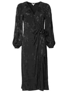 Raina dress jaquard - Black