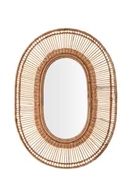 Amita Bamboo Mirror - NATURAL