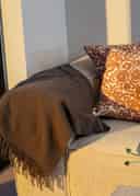 PENNY BLANKET - BROWN