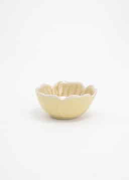 FLOWER MINI BOWL - BEIGE