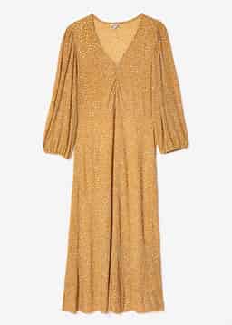 IKA DRESS - BROWN
