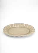 MATHILDA SCALLOP SERVING TRAY - BEIGE