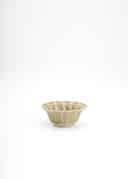 MATHILDA SCALLOP SMALL BOWL - BEIGE