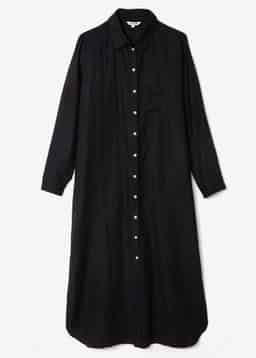 DIANA LONG SHIRT - Black