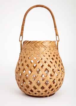 AVA BAMBOO LANTERN L - NATURAL