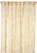 Lin printed Curtain - LEAVESGREEN