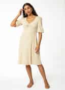 TIMEA DRESS - BEIGE