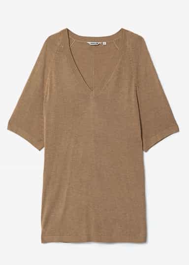ANDREA Beige stickad tröja - Beige 4 - Indiska