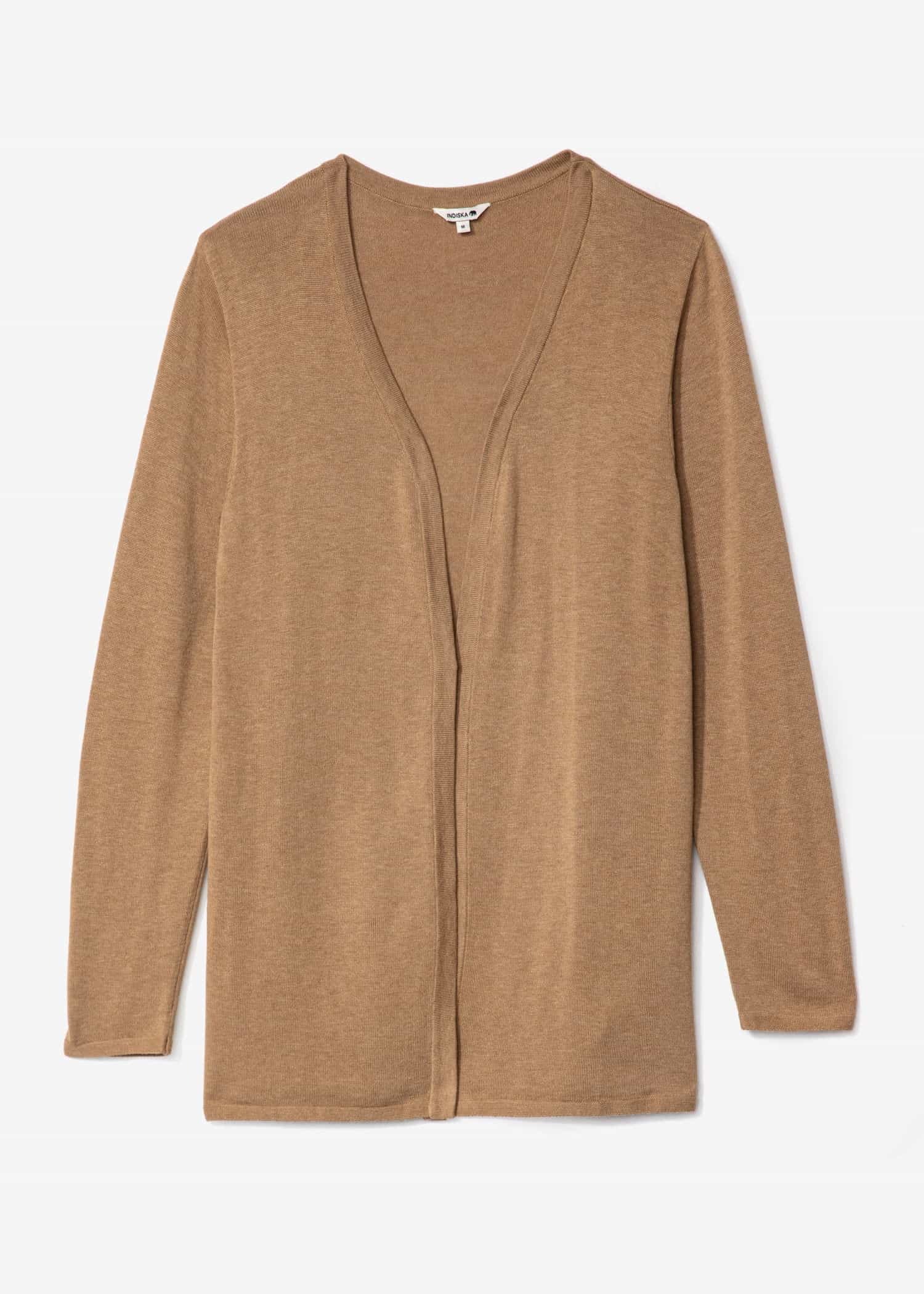 Pernilla Beige finstickad kofta - Beige 5 - Indiska