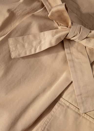 BESSIE Beige puuvillainen cargohame - Beige 2 - Indiska