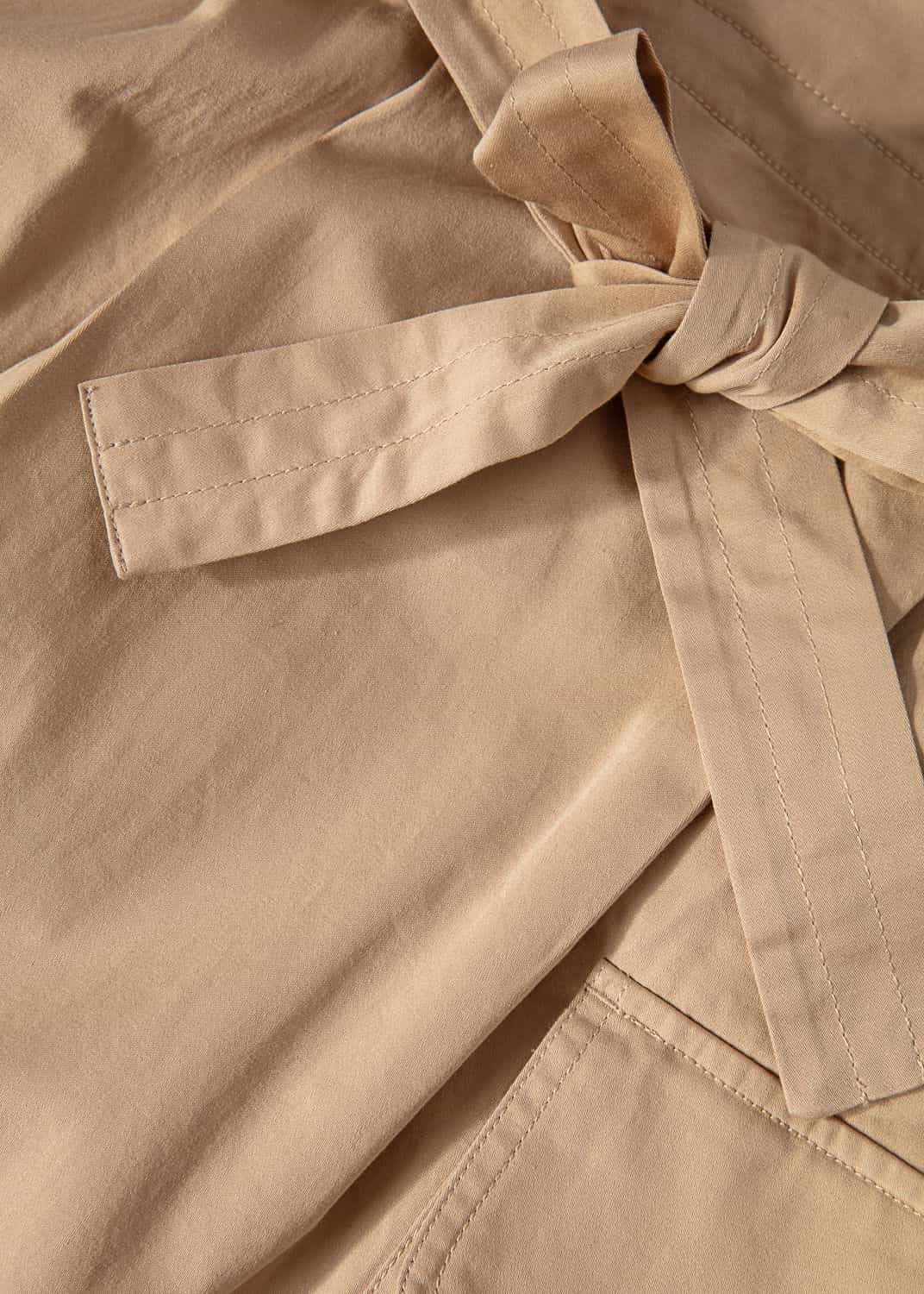 BESSIE Beige puuvillainen cargohame - Beige 2 - Indiska