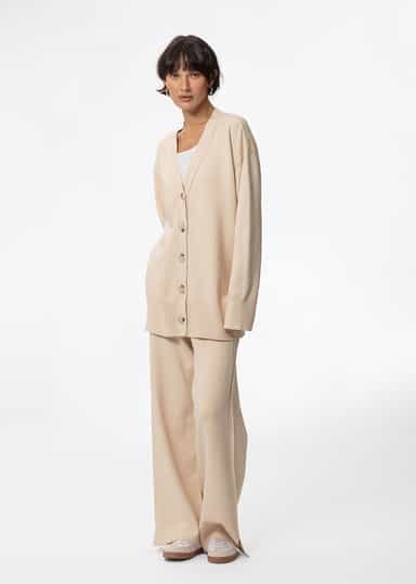 ANDREA Finstickad cardigan  - Vit 6 - Indiska