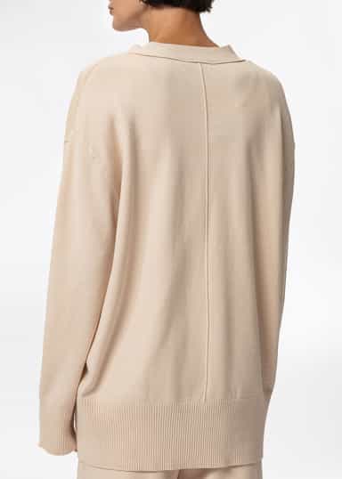 ANDREA Finstickad cardigan  - Vit 8 - Indiska