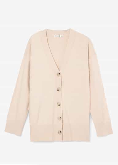ANDREA Finstickad cardigan  - Vit 9 - Indiska