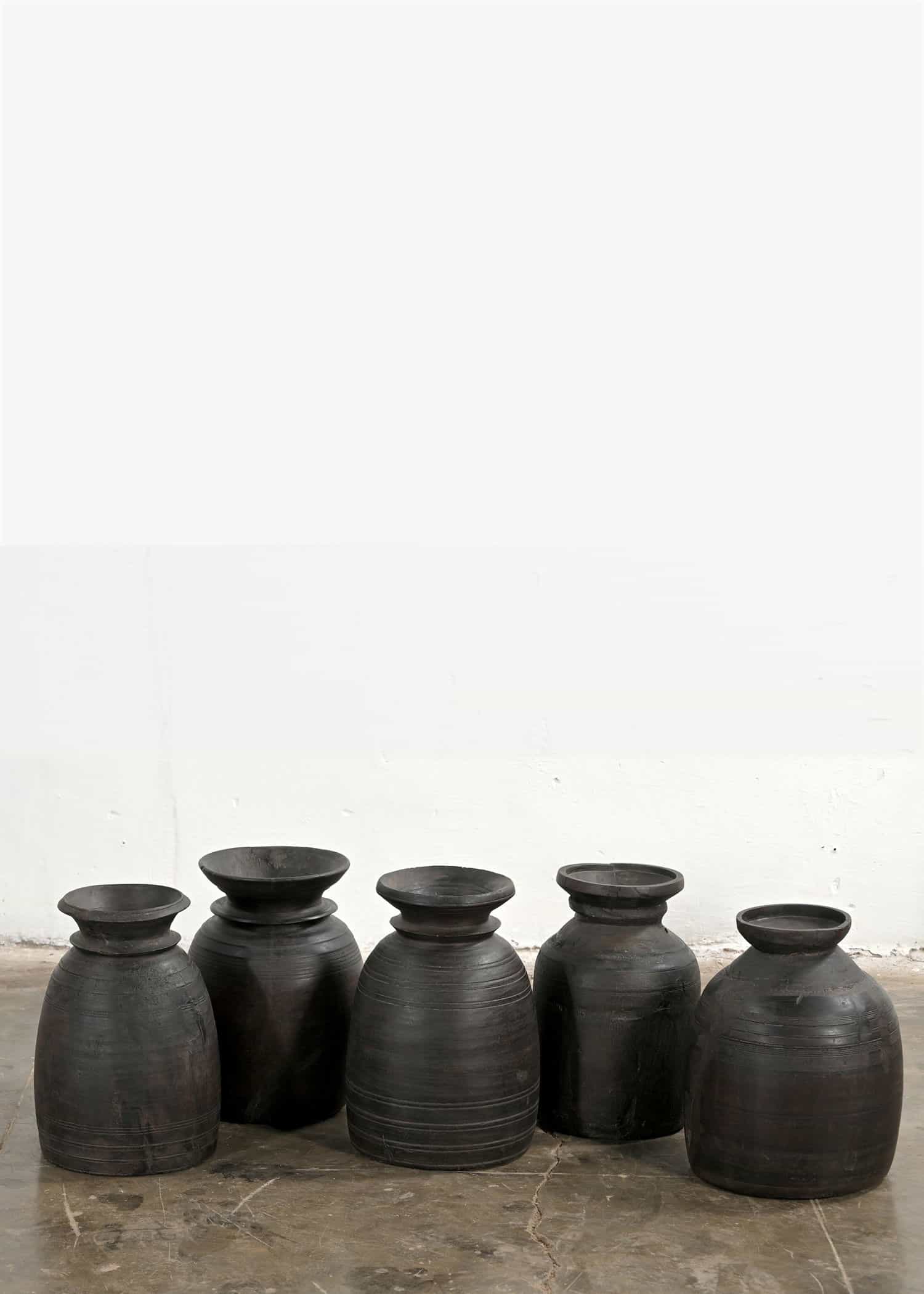 Wood Stor vintage urna - Annan 3 - Indiska