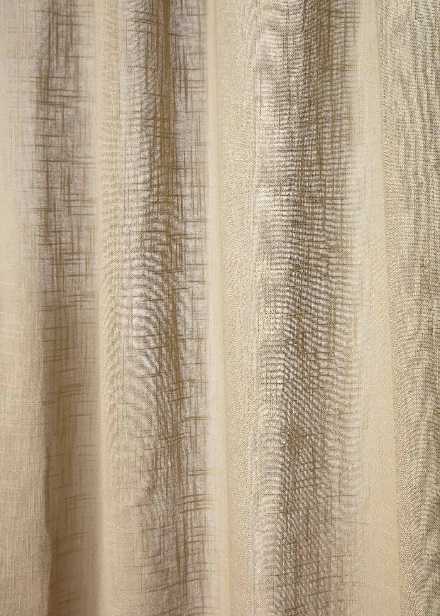 Piper Puuvillaverho 250 x 120 - Vihreä 6 - Indiska